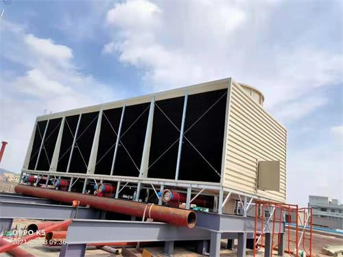 方形冷卻塔的組成與安裝(225噸方形冷卻塔安裝步驟)